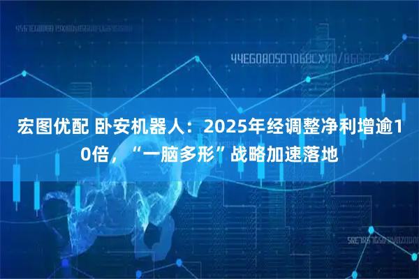 宏图优配 卧安机器人:2025年经调整净利增逾10倍,“一脑多形”战略加速落地